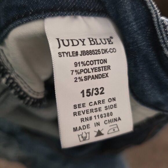 Judy Blue Jeans Women 15/32 Blue Skinny Fit Mid Rise - Picture 5 of 5